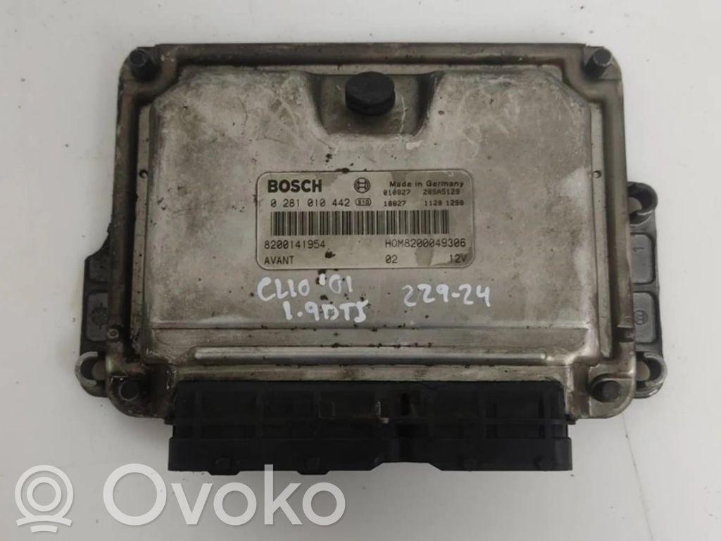 Engine control unit/module ECU   0281010442,0281010442