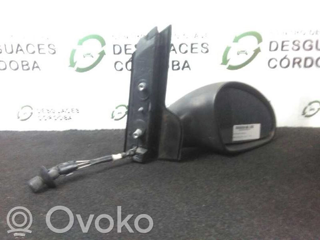 Front door electric wing mirror   0409MANUAL,NEGRO