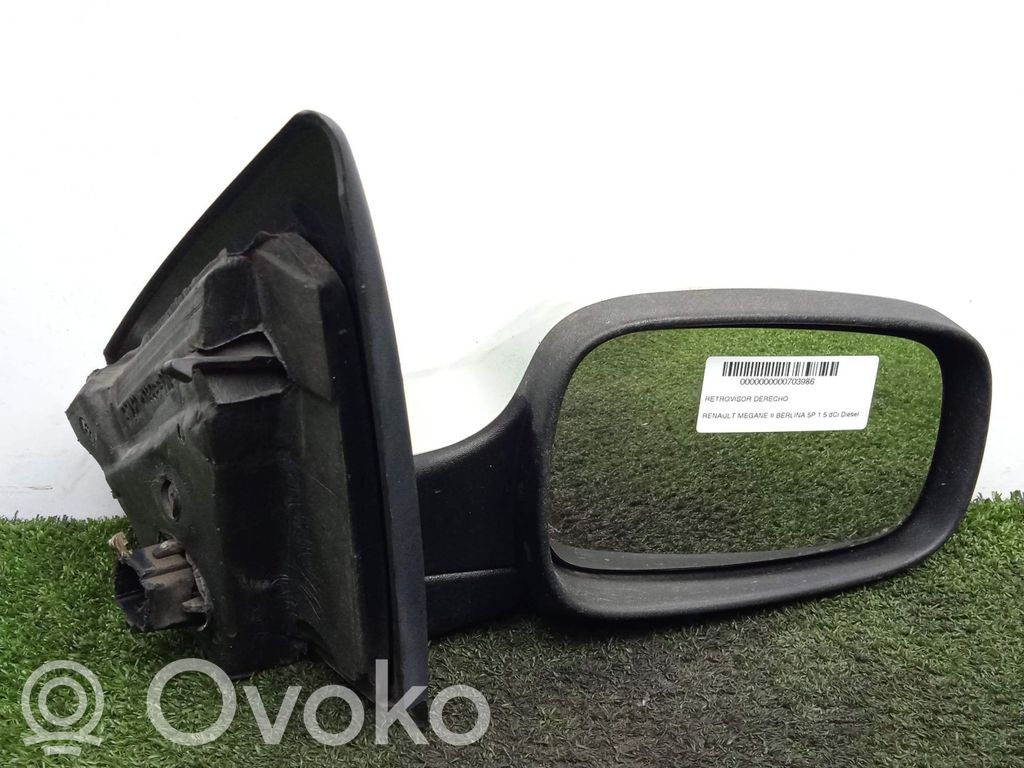 Renault Megane II Front door electric wing mirror 