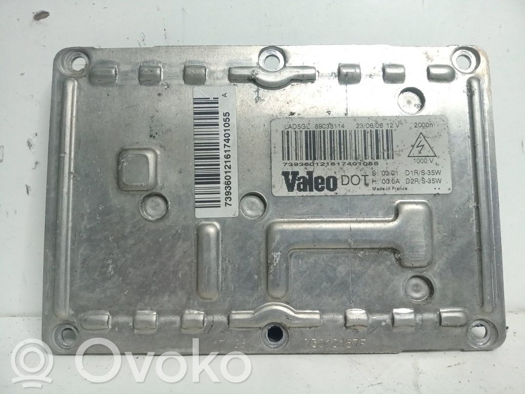 Unidad de control/módulo de los faros xenón   89035114