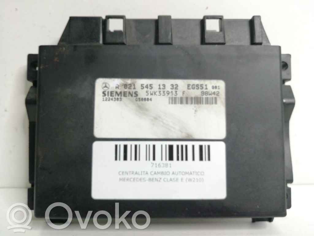 Pārnesumkārbas vadības bloks   EGS51