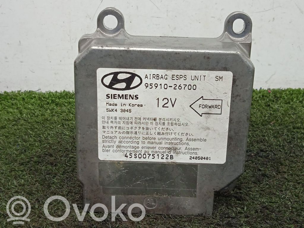 Unidad de control/módulo del Airbag   SIEMENS,5WK43045