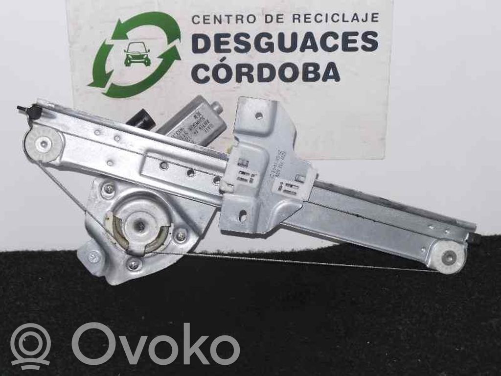 Rear door window regulator with motor   CONMOTOR2PINES