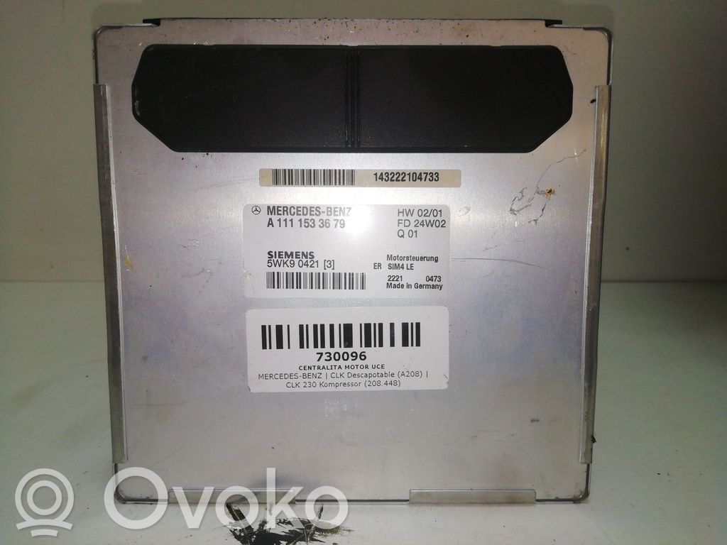 Mercedes-Benz CLK A209 C209 Altre centraline/moduli 