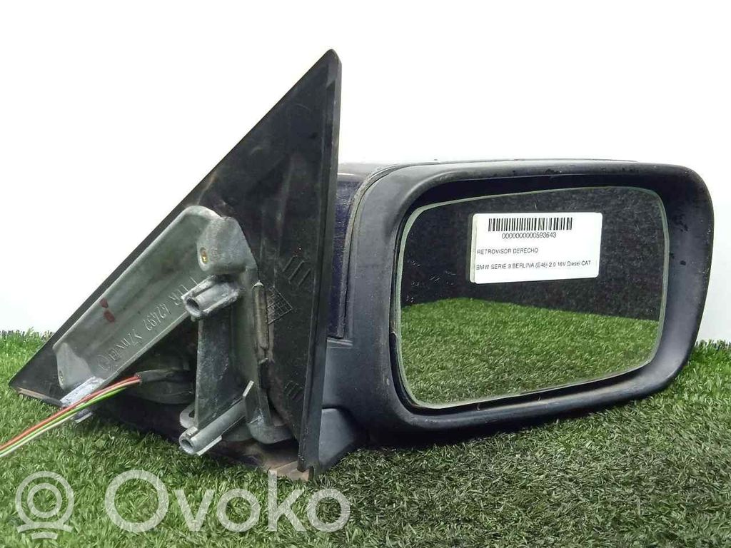 Front door electric wing mirror   ELECTRICO3CABLES,AZUL