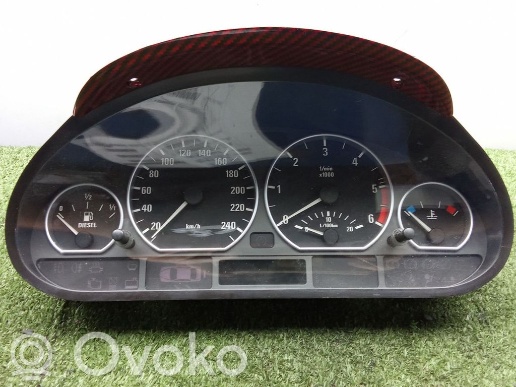 BMW 3 E46 Tachimetro (quadro strumenti) 