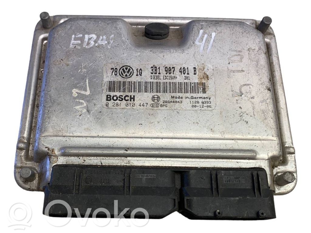 Engine control unit/module   3B1907401B,28SA4843,0281010447