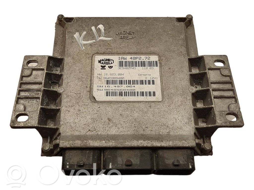 Engine control unit/module   9645989480,9648568480,IAW48P272
