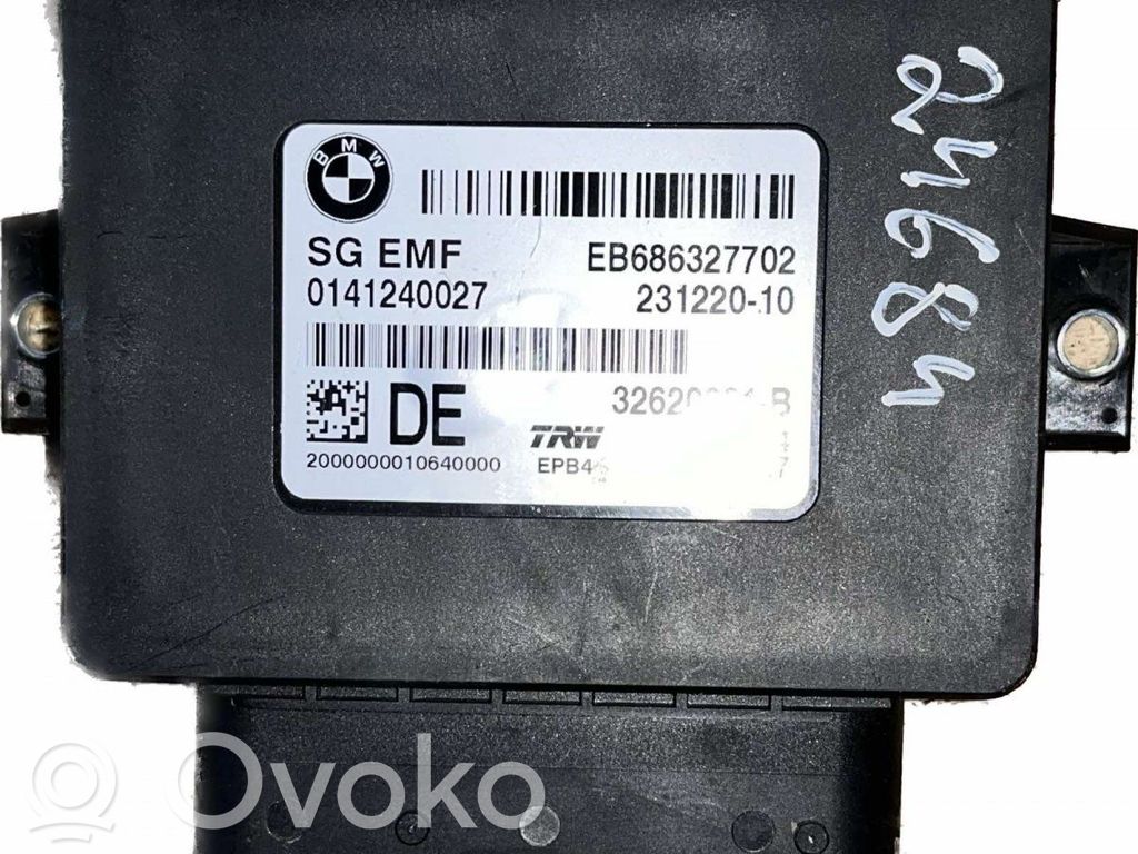 BMW 5 F10 F11 Modul de control frână de mână 