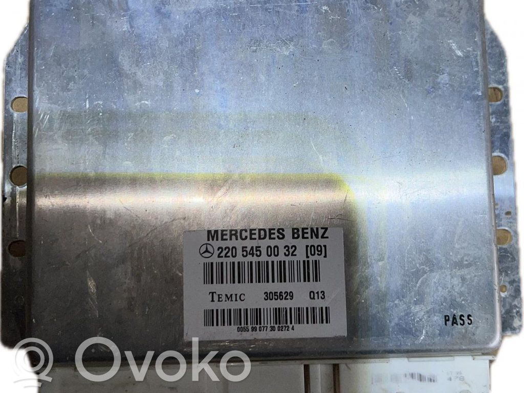 Module de commande suspension   A2205450032