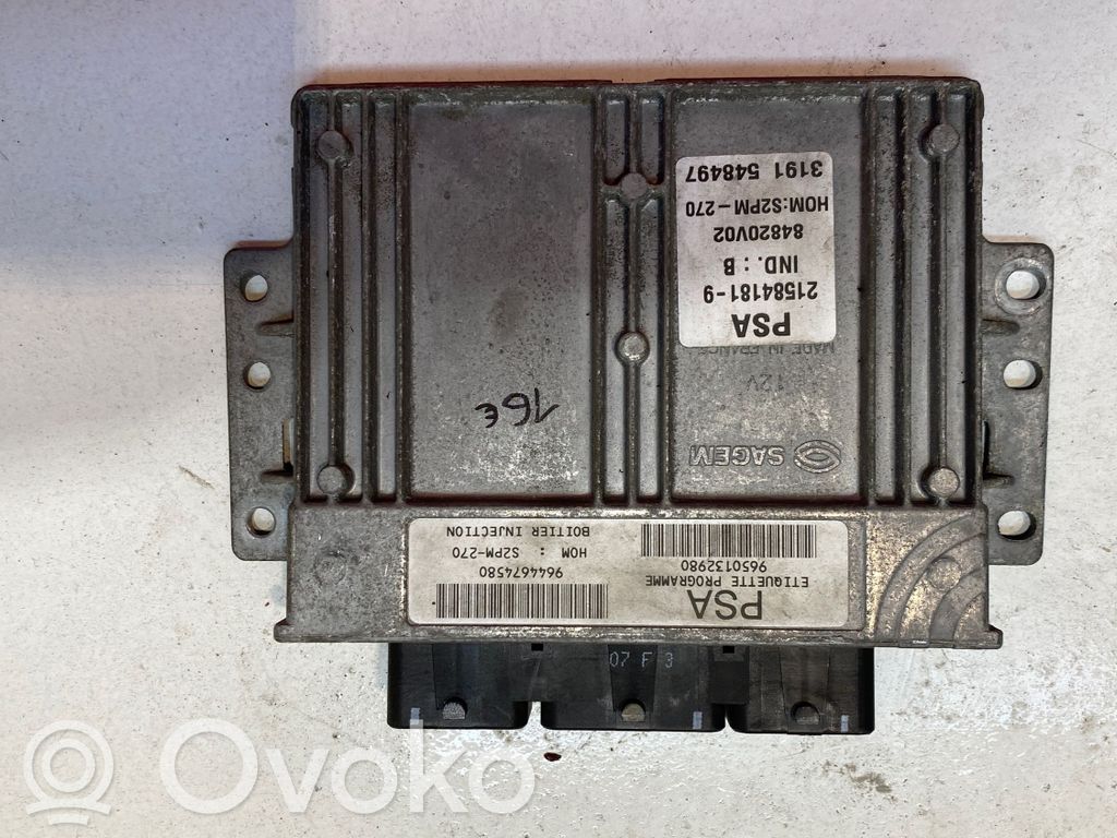 Citroen Xsara Picasso Engine control unit/module 