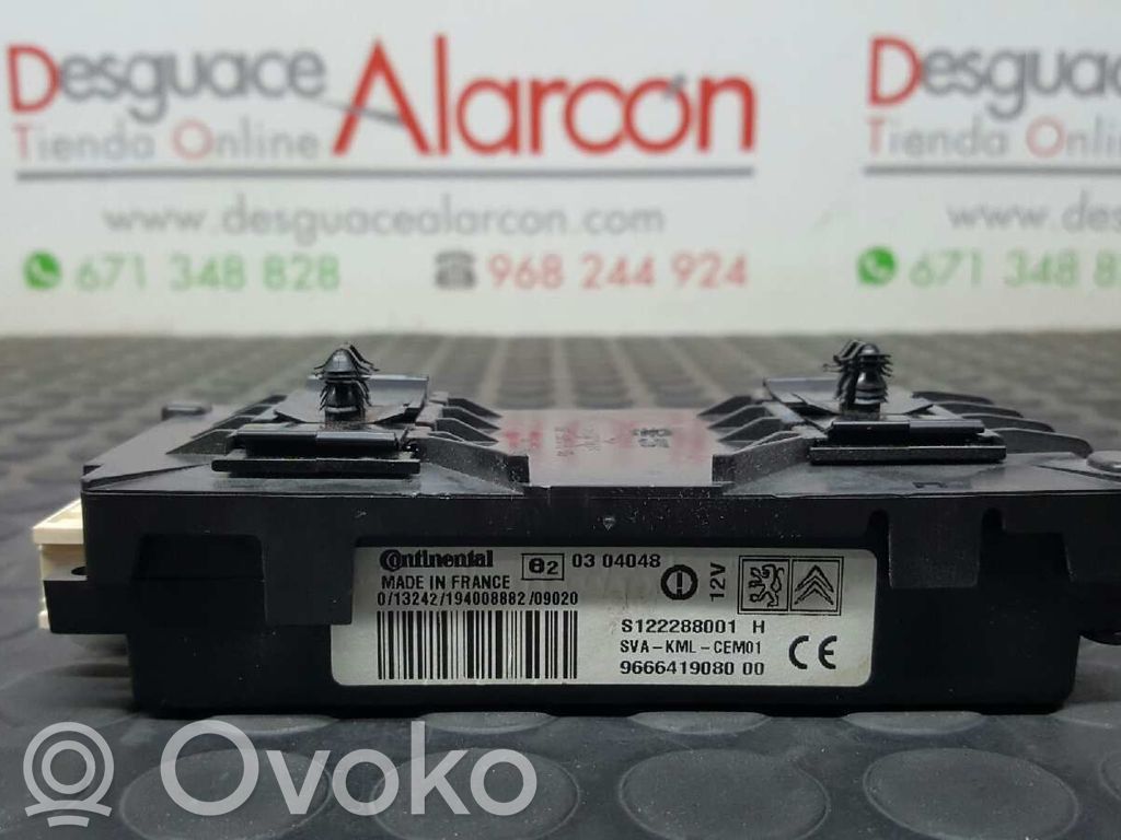 Módulo de confort/conveniencia   9666419080