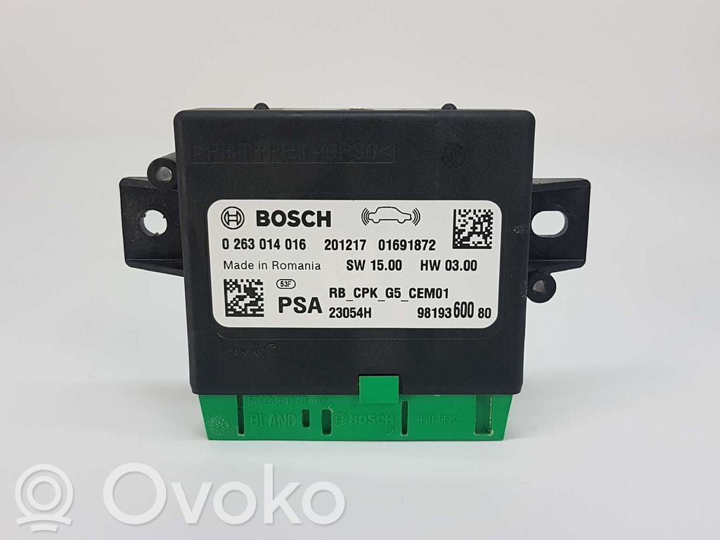 Peugeot 3008 II Alte unități/module de control 
