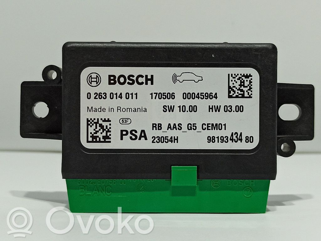Peugeot 2008 I Otras unidades de control/módulos 