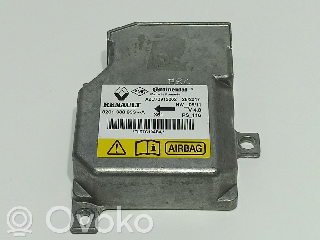 Renault Kangoo II Unidad de control/módulo del Airbag 