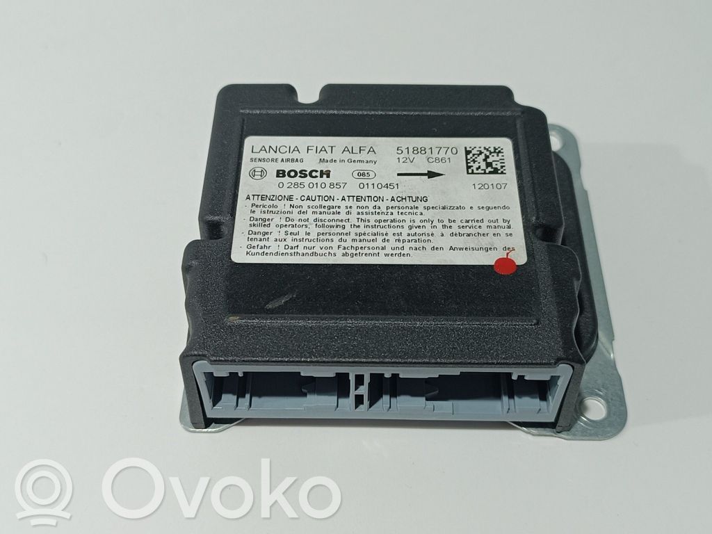 Opel Combo D Airbag control unit/module 