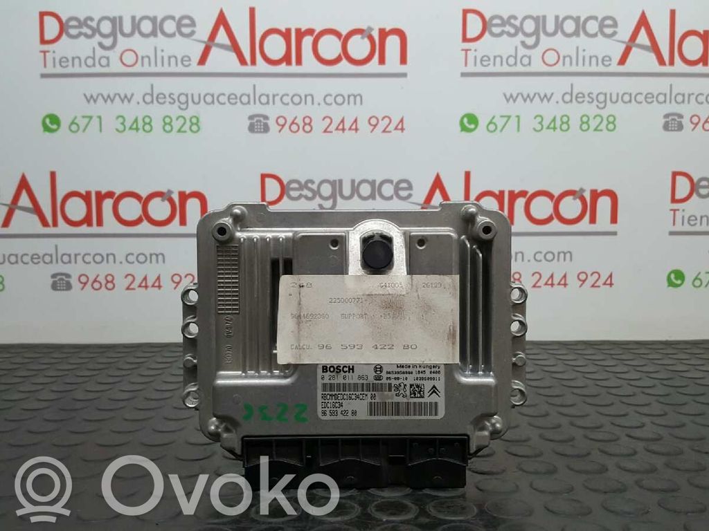 Engine control unit/module   9659342280,9653958980,9644692380