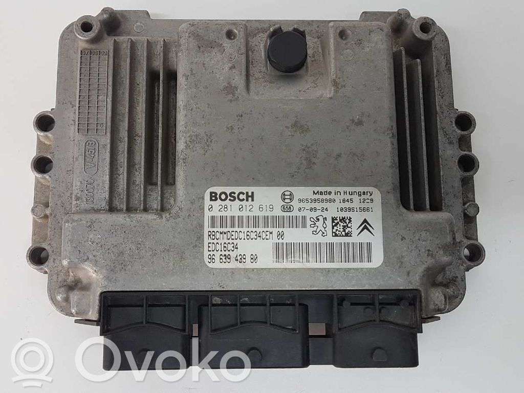Peugeot Partner Engine control unit/module 