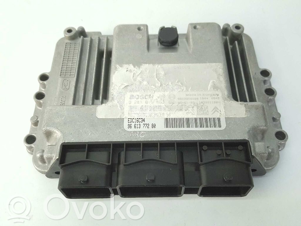 Engine control unit/module   9661377280,0281011863