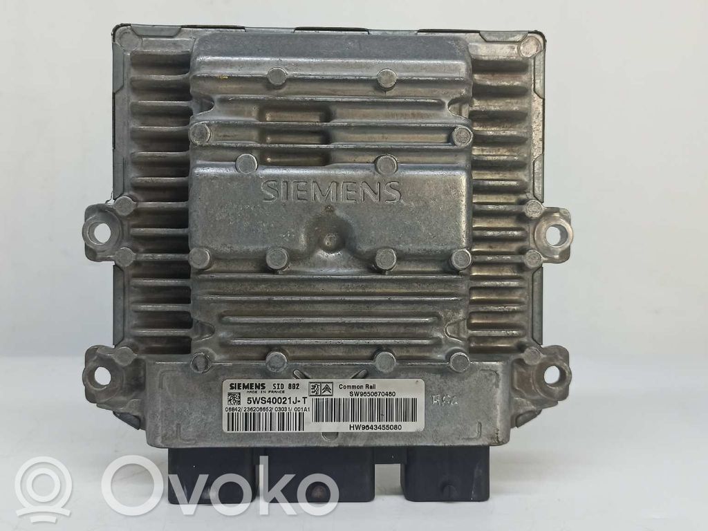 Unidad de control/módulo del motor   9650670480