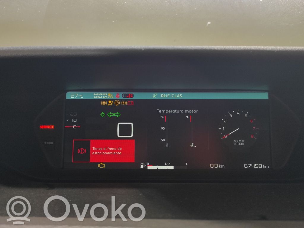 Citroen C4 SpaceTourer Speedometer (instrument cluster) 