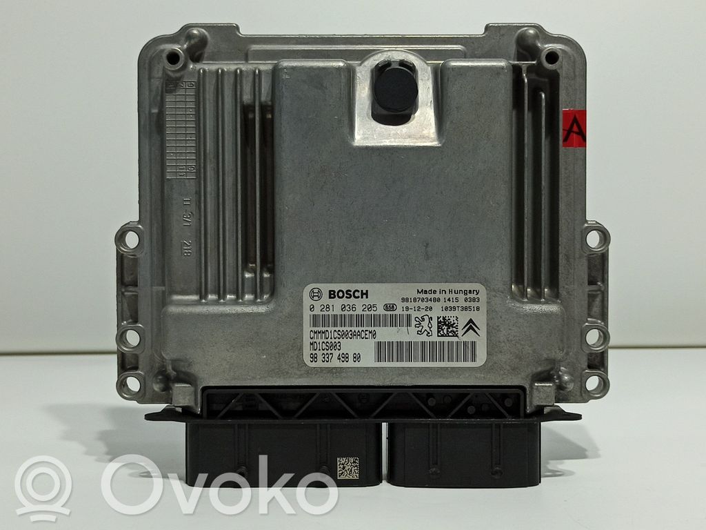 Opel Corsa F Engine control unit/module 