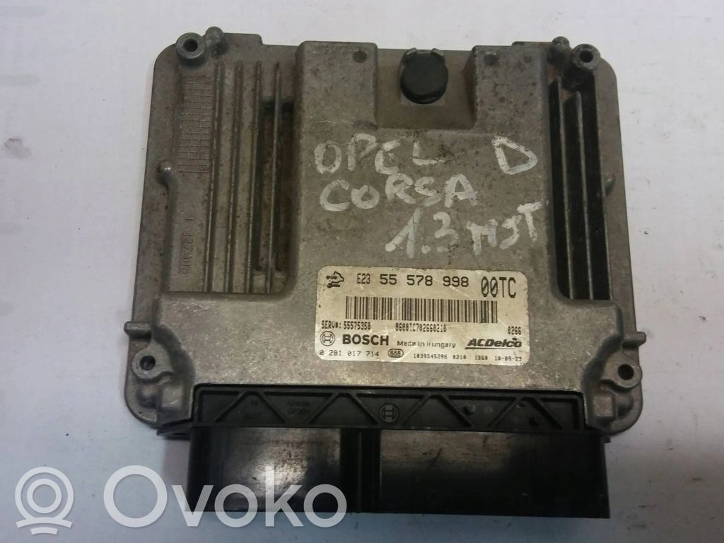 Engine control unit/module ECU   55578998,55575350,0281017714