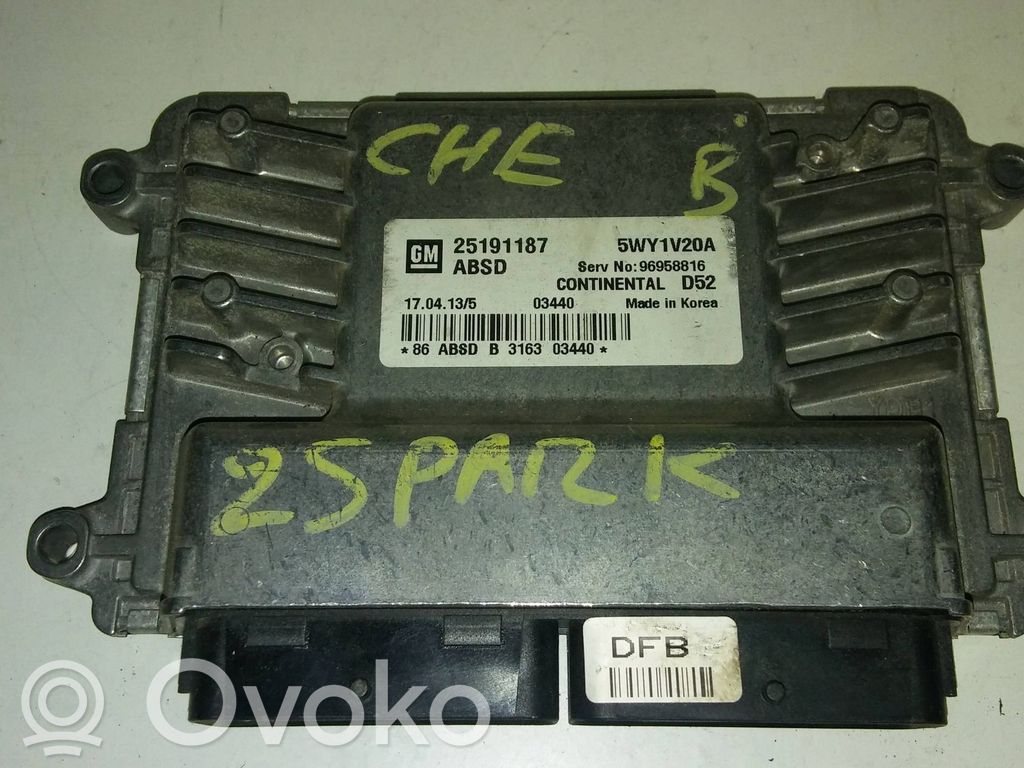 Chevrolet Spark Engine control unit/module 