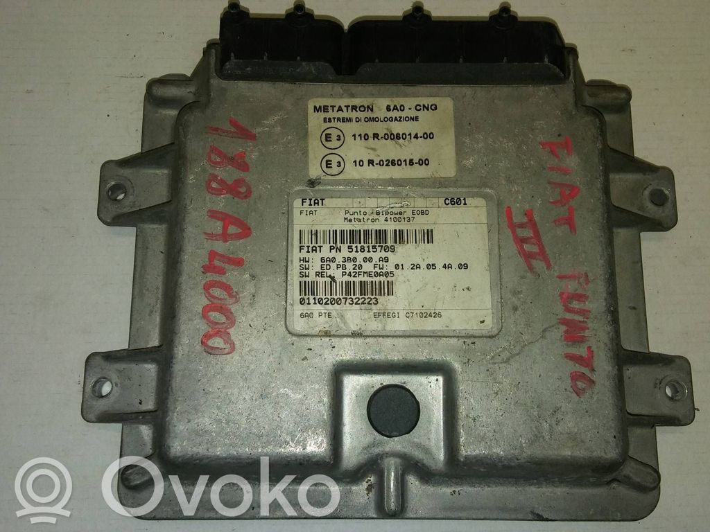 Engine control unit/module   51815709,51815709,51815709,51815709