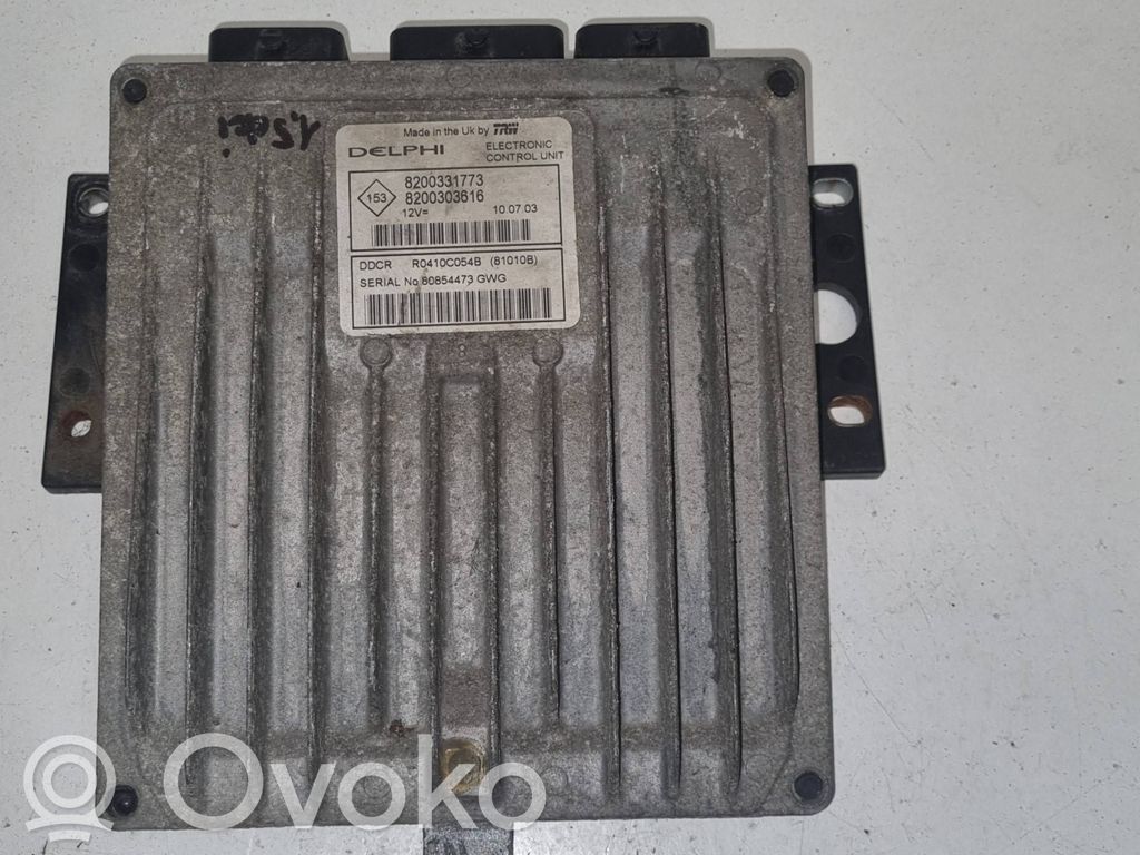 Engine control unit/module   8200331773,8200303616,R0410C054B