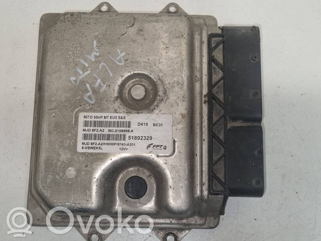 Engine control unit/module   51892329,MJD8F2A2