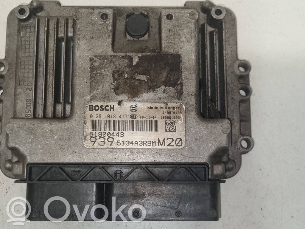Engine control unit/module   0281013417,51800443