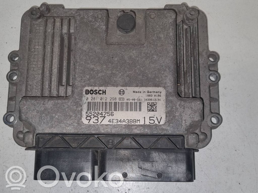 Engine control unit/module ECU   0281012298,55204756