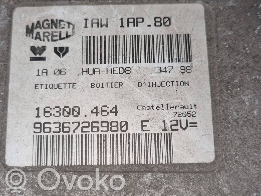 Peugeot 206 Engine control unit/module 