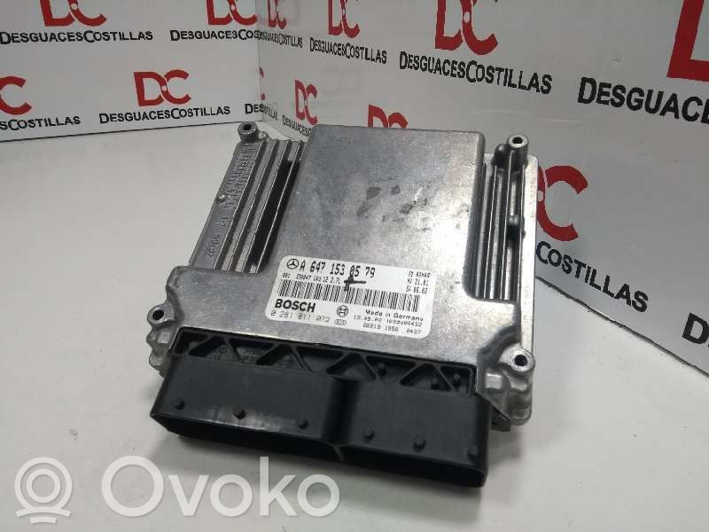 Engine control unit/module   A6471530579,0281011072,1039S00432