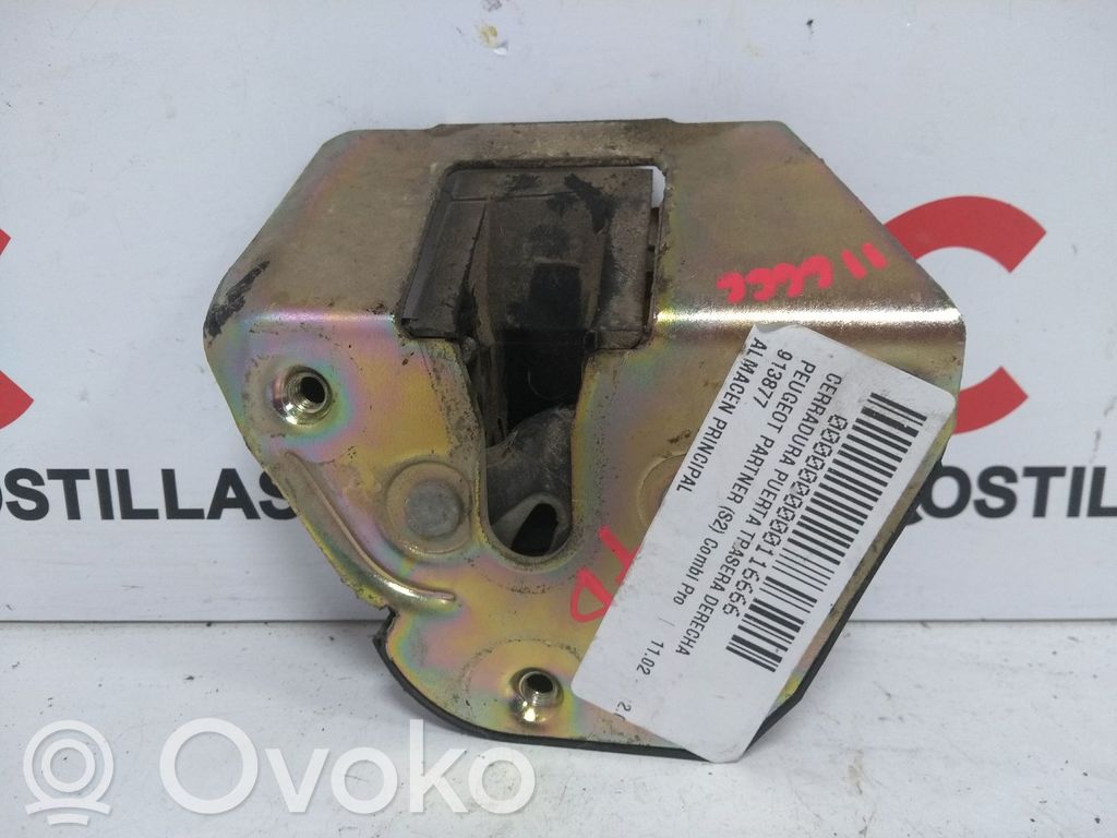 Peugeot Partner Rear door lock 