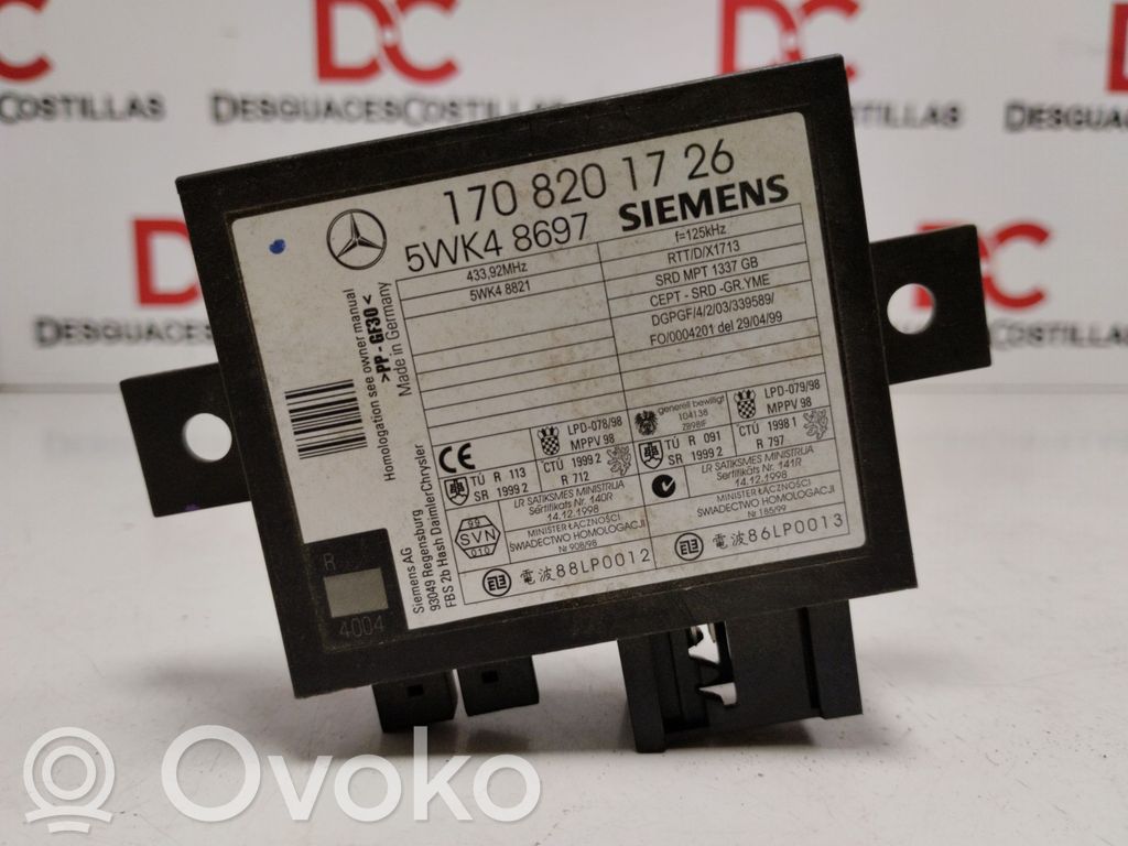 Mercedes-Benz SLK R171 Comfort/convenience module 