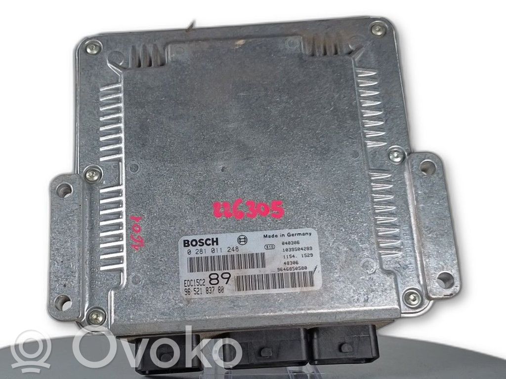 Peugeot 307 Engine control unit/module 