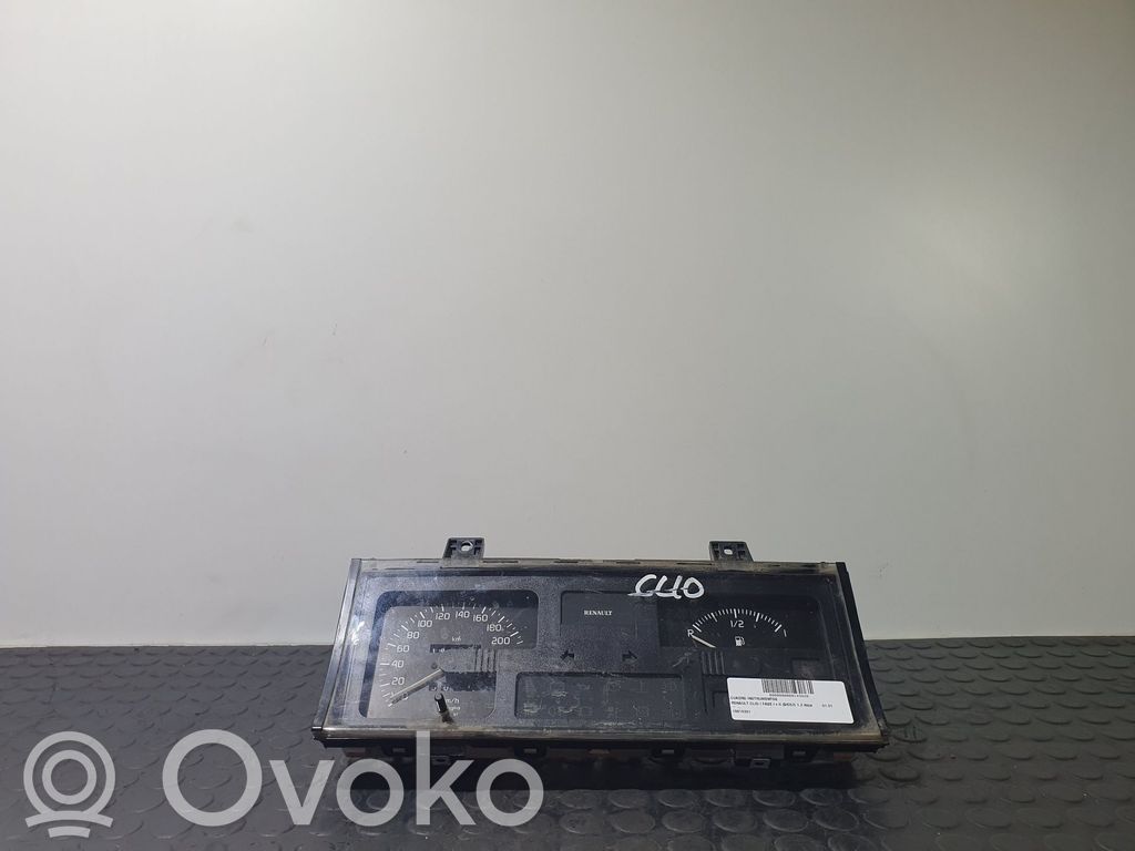 Renault Clio I Speedometer (instrument cluster) 