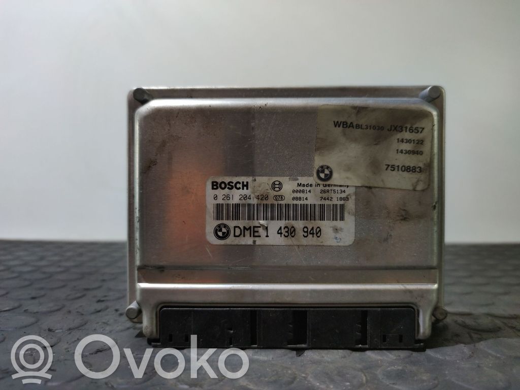 BMW 3 E46 Engine control unit/module 