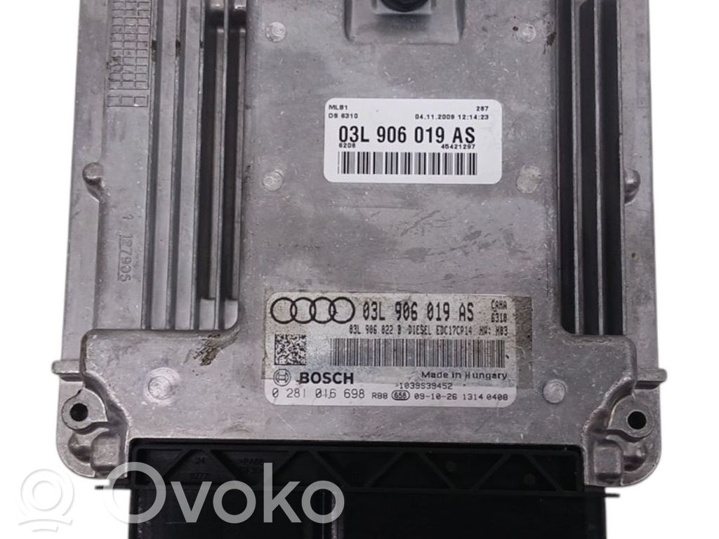 Unidad de control/módulo del motor   03L906019AS