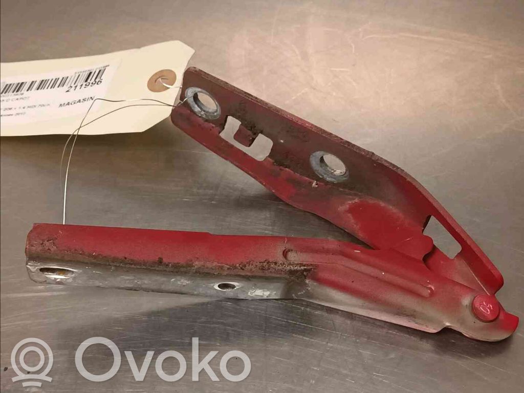 Peugeot 206+ Zawiasy pokrywy / maski silnika 