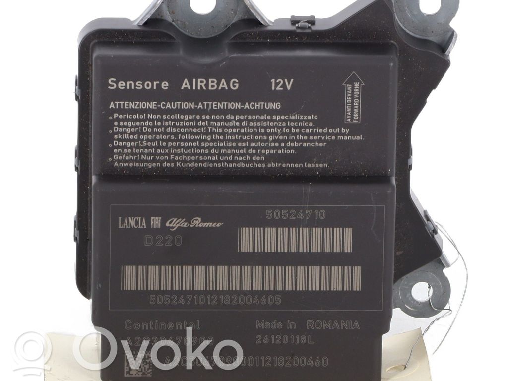 Alfa Romeo Mito Unitate/modul de comandă airbaguri 