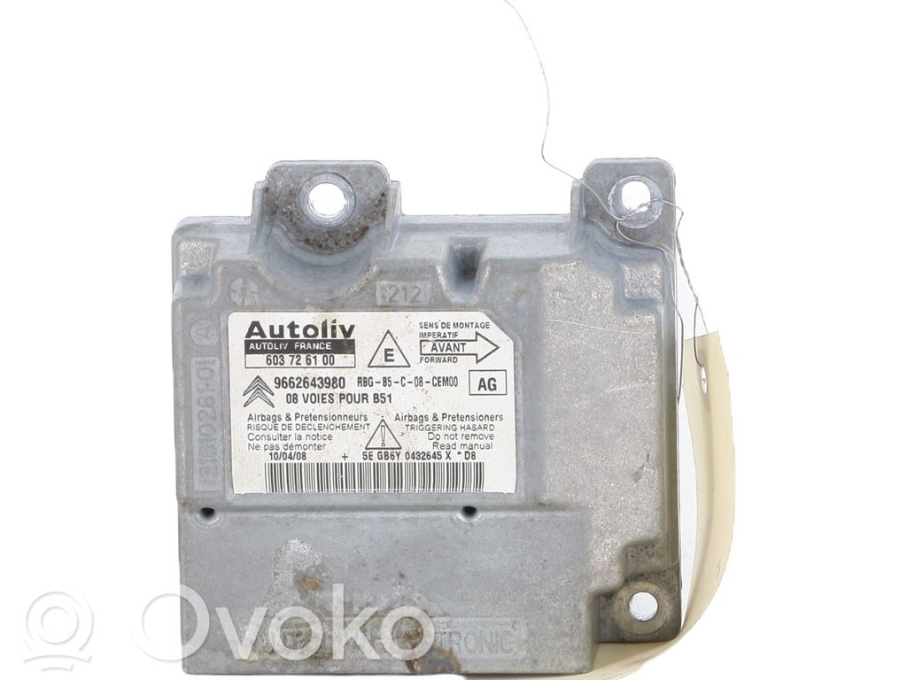 Airbag control unit/module   654635