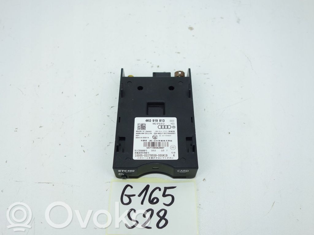 Muut ohjainlaitteet/moduulit   4K0919813,4K0919813