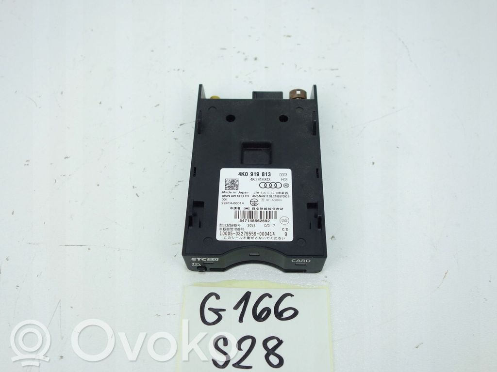 Muut ohjainlaitteet/moduulit   4K0919813,4K0919813