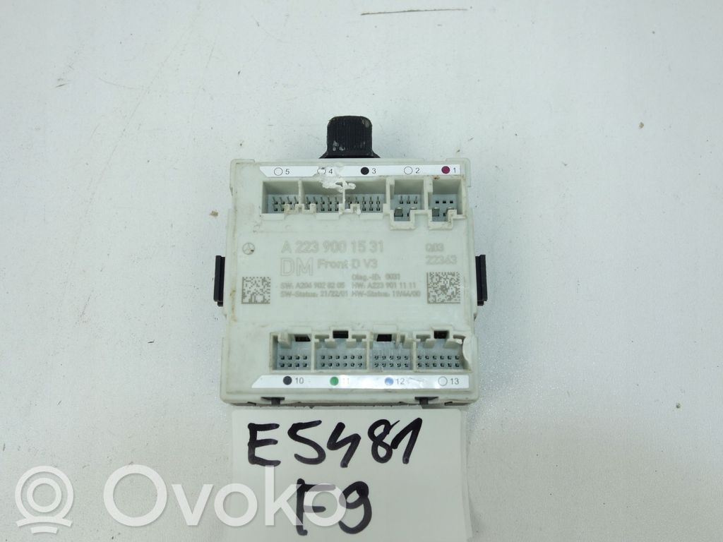 Unidad de control de puerta   A2239001531