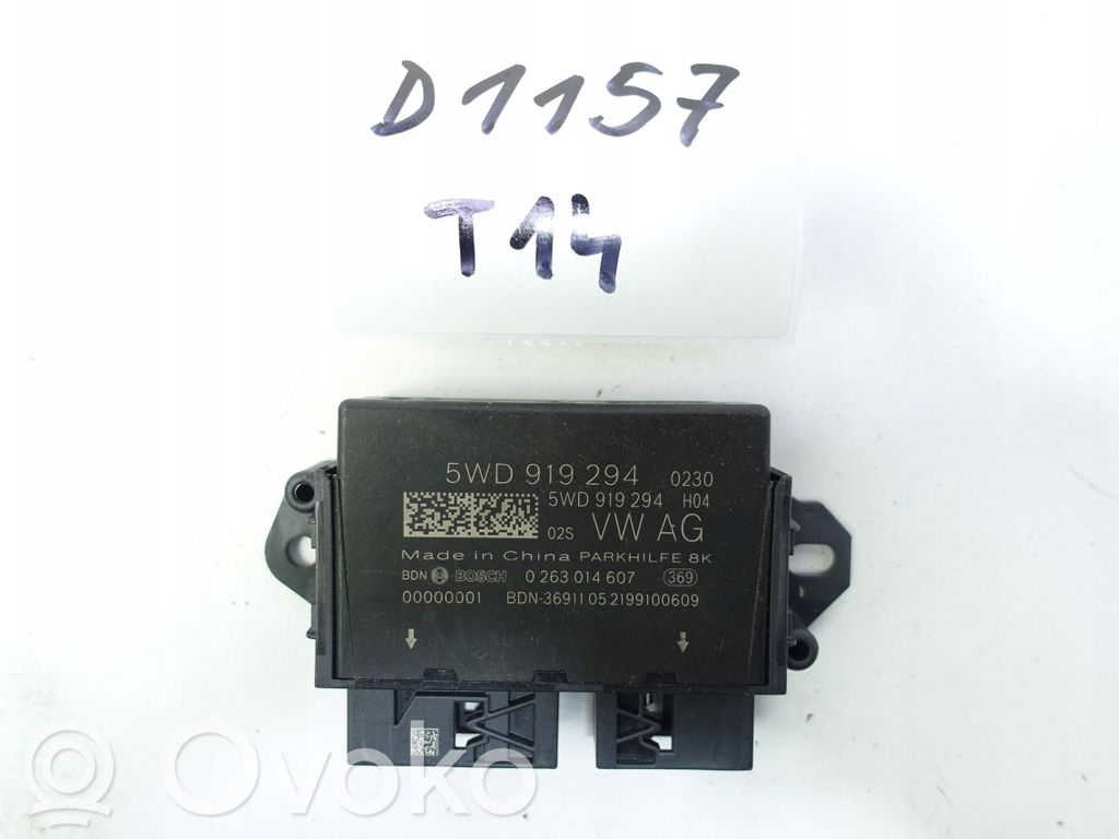 Unidad de control/módulo PDC de aparcamiento   5WD919294,5WD919294