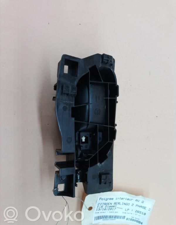 Citroen Berlingo Front door interior handle 