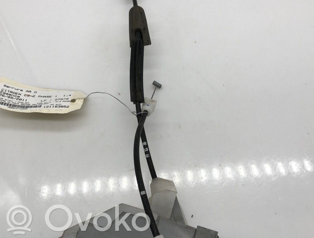Citroen C3 Aizmugurē slēdzene 